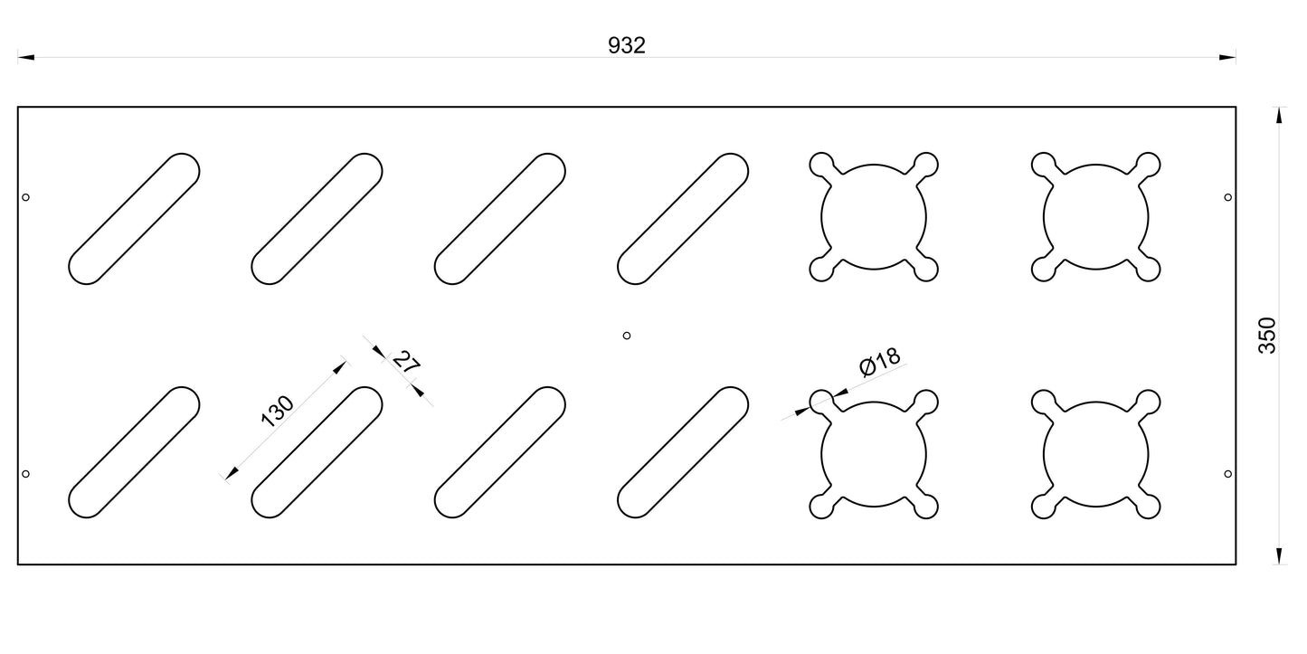 Combined wooden stand for skis and poles
