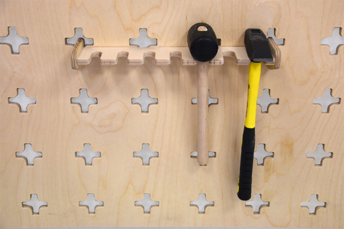 Hängender Halter für Hämmer und Schlosserhämmer, 7 Stück